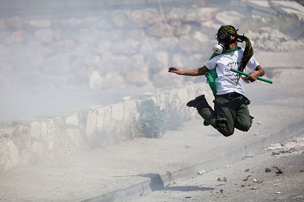 Столкновения палестинцев с израильской полицией. Фото: Uriel Sinai/Getty Images