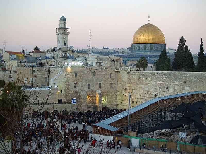 Стіна плачу і Храмова гора, Єрусалим. Фото: David Shankbone/Вікіпедія