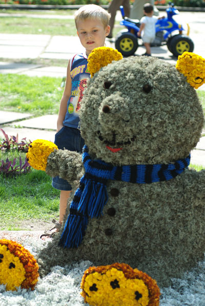 Виставка експозицій квітів проходить у Києві з 5 по 8 вересня 2008 року. Фото: Володимир Бородін/Тhe Epoch Times 