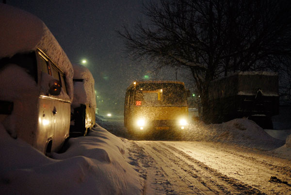 В найближчий день снігопади, за повідомленнями метеорологів, продовжаться, а температура в центральній Європі може знизитися до -20 С. Фото: Володимир Бородін/The Epoch Times