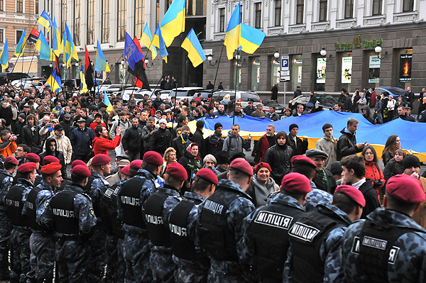 Марш за визнання УПА пройшов у Києві 14 жовтня 2010 року. Фото: Володимир Бородін / The Epoch Times