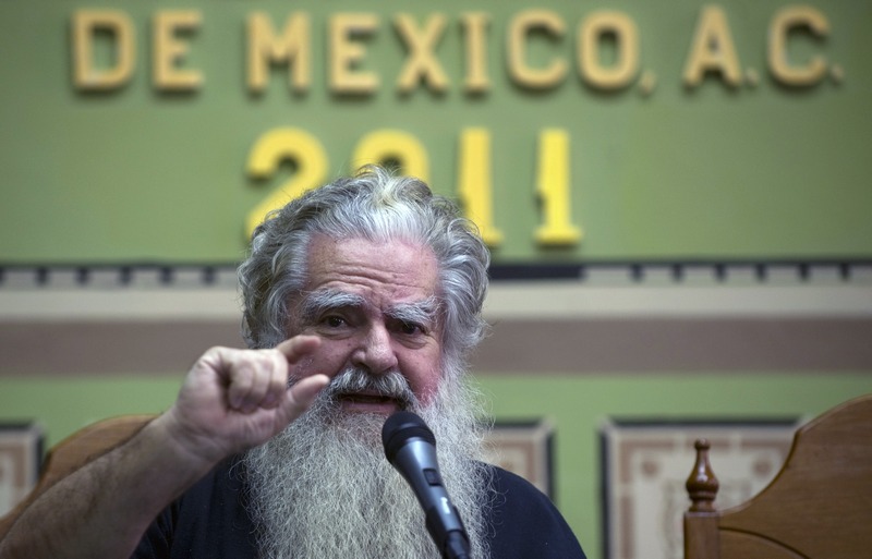 «Великий чорнокнижник Мексики» Антоніо Васкес Альба (Antonio Vazquez). Фото: YURI CORTEZ/Getty Images