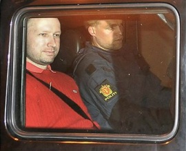 Андерс Брейвик, обвиняемый в организации двух терактов 22 июля в Осло и на острове. Фото: Jon-Are Berg-Jacobsen / Getty Images