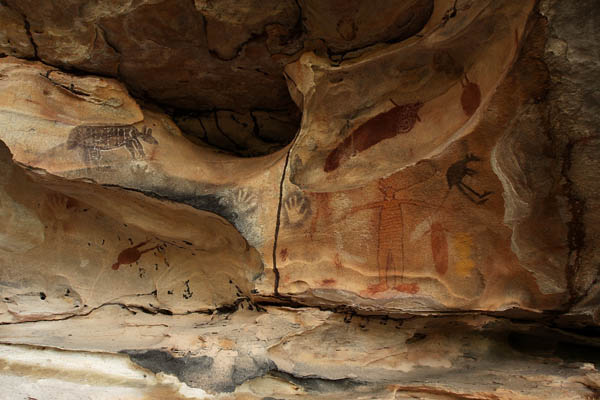 Австралийские наскальные рисунки. Фото: Mark Kolbe/Getty Images for Tourism Queensland