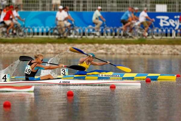 Пекин 2008. Украинка Инна Осипенко-Радомская завоевала 'золото'. Фото: AFP/Getty Images