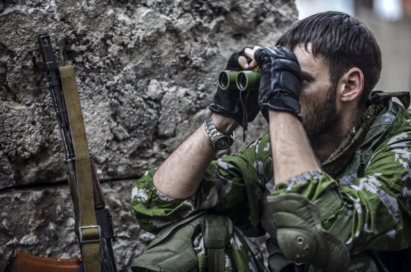 Проросійський бойовик, Донецьк, 22 липня 2014 року. Фото: BULENT KILIC/AFP/Getty Images