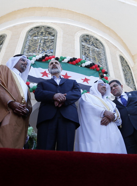 Сирійська опозиція відкрила перше посольство за кордоном. Фото: KARIM SAHIB/AFP/Getty Images