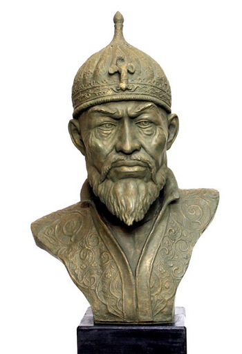 Скульптура Тамерлана, відтворена за черепом. Фото з сайту museum.ru 