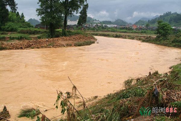 Сильний паводок у повіті Суйдін провінції Хунань. Фото з epochtimes.com 