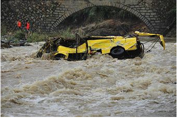 Наводнение в провинции Фуцзянь. Фото: Getty Images