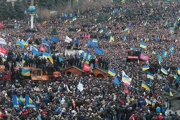 Майдан, Київ, 1 грудня 2013 р. Фото: facebook.com/ olegsandro.panfilov