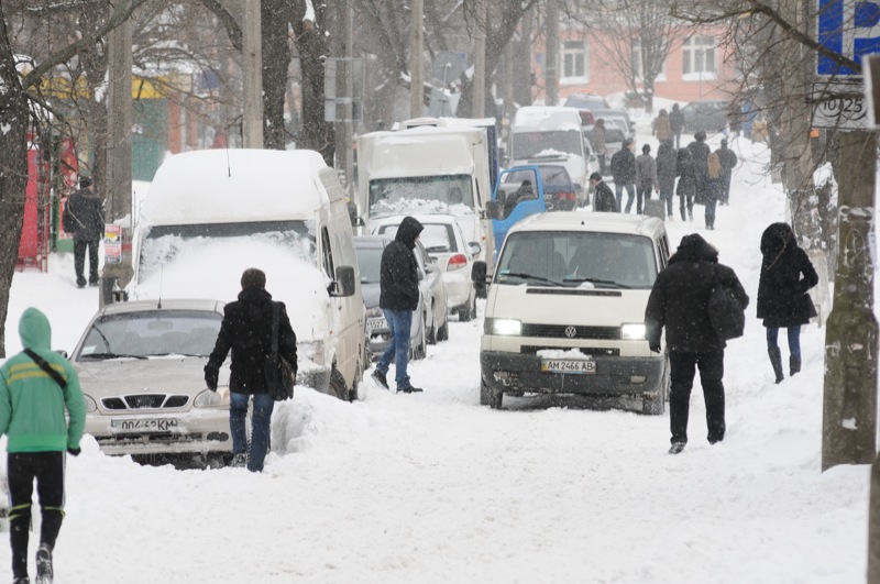 Засніжений Київ, 24 березня 2013 Фото: Володимир Бородін / Велика Епоха