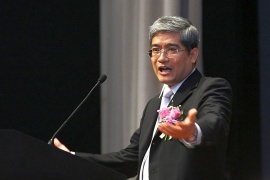 Ларрі Лан, професор економіки при Китайському університеті Гонконгу. Фото: Wu Lianyou/The Epoch Times