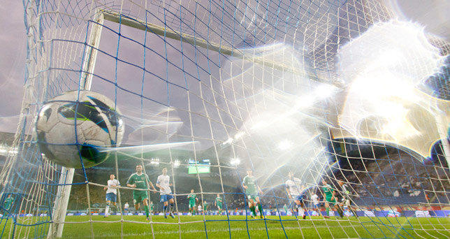 Джуліано забиває єдиний гол Дніпра у ворота Ворскли. Фото: fcdnipro.ua