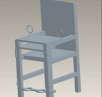Залізний стілець для катувань, що зроблений з металевих кийків. Жертва прив'язують до стільця за руки й за ноги на тривалий період. Цей вид катувань широко застосовується в китайських в'язницях.