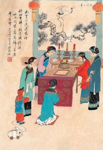В древнем Китае родители уделяли большое внимание воспитанию нравственности детей
