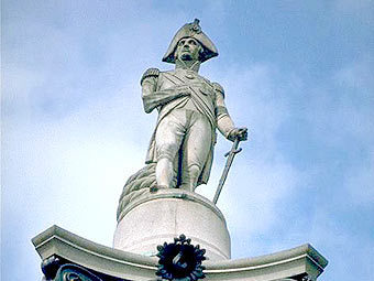 Памятник адмиралу Нельсону на Трафальгарской площади. Фото: harvard.edu