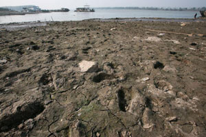 В даний час басейн річки Янцзи переживає найбільшу засуху за останніх 50 років. Фото: China Photos/Getty Images