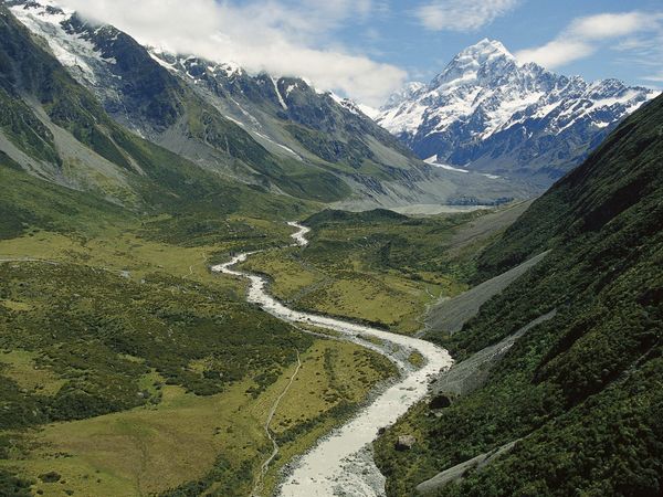 Виды Новой Зеландии (New Zealand). Фото: Клипарт