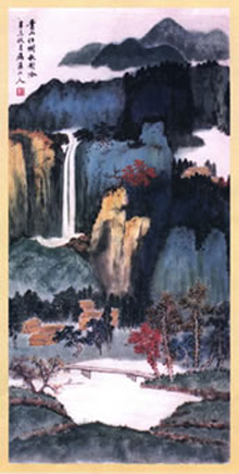 Картина китайської художниці Чжан Цуїнг