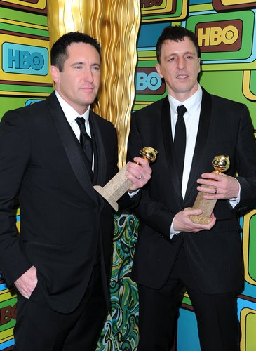 Золотий глобус — переможці 2011. Трент Резнор і Аттікус Росс. Фото: Alberto E. Rodriguez/Getty Images 