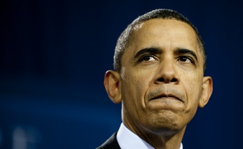 Обама втрачає свої позиції в США. Фото: JIM WATSON/Getty Images