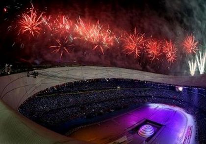 Барви церемонії відкриття Олімпійських ігор. Фото: Ezra Shaw/Getty Images