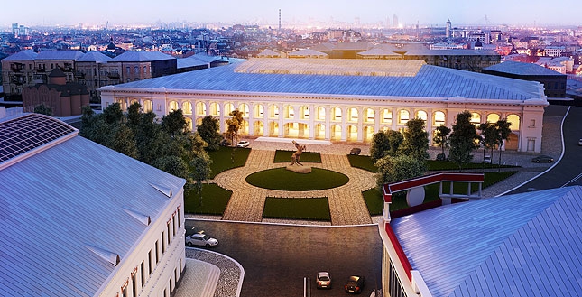 Так буде виглядати Гостинний двір після реконструкції, згідно з проектом, що був представлений у КМДА. Фото: kievcity.gov.ua