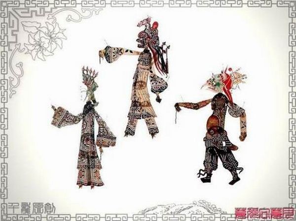 Фигурки-персонажи китайского театра теней. Фото с secretchina.com