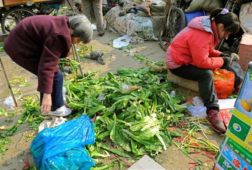 Пекинский рынок. После сильных снегопадов в Китае на 7% поднимутся цены на продукты. Фото с epochtimes.com