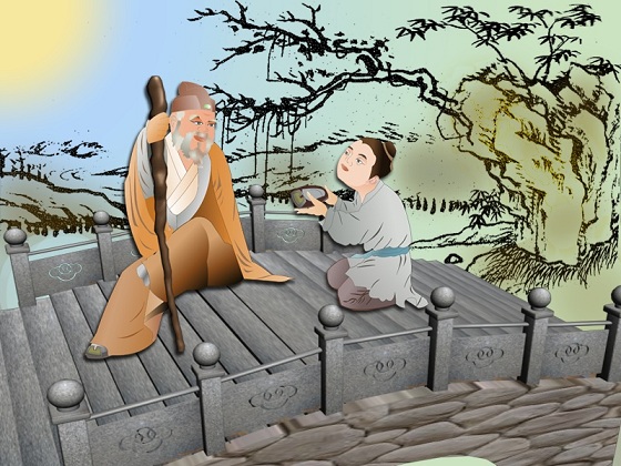 Чжан Лян обладал высоким терпением и почтением к пожилым людям. Иллюстрация: Екатерина Чан/Великая Эпоха