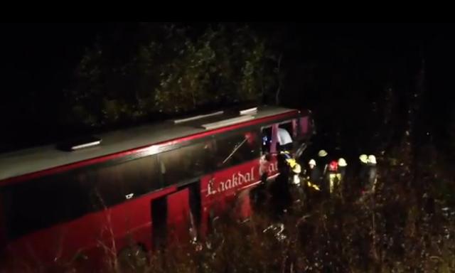 У Латвії потрапив в аварію автобус з юними українськими спортсменами. Кадр із відео YouTube
