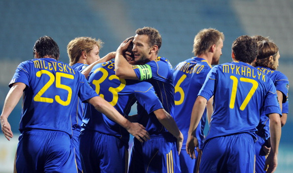 Збірна України з футболу. Фото: MICHAL CIZEK/AFP/Getty Images