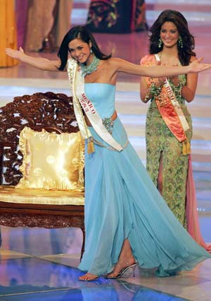 Дафне Моліна Лона з Мексики посіла друге місце у конкурсу краси Міс Світу – 2005. Фото: Getty Images.