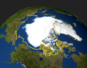 55 миллионов лет назад летом в самый разгар сезона, когда температура воды была 23 °C, в Северном Ледовитом океане плавали водоросли.