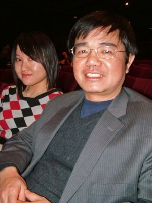 Известный китайский адвокат по защите прав человека Го Готин и его дочь. (Chen Si/The Epoch Times)