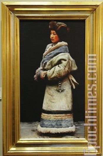 Еще одна работа Фань Имина, выставленная на Китайском международном конкурсе портретной живописи. Фото: Дай Бин/The Epoch Times