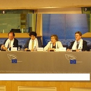 Депутаты Европарламента провели форум, посвящённый правам человека в Китае. 3 декабря. Брюссель. Фото: The Epoch Times 