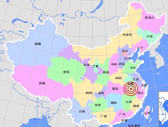 Землетрясение силой 4,8 балла произошло в провинции Аньхой. 19 января 2011 год