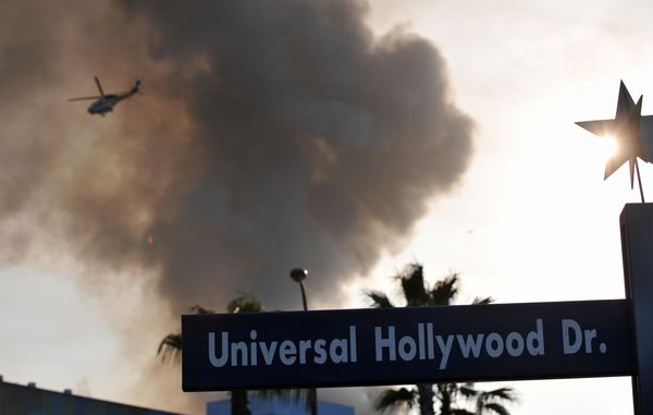 Пожежа на студії Universal. Фото: David McNew/Getty Images 