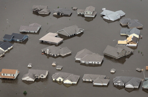 Затоплене місто Майнот, Північна Дакота, США. Фото: Scott Olson/Getty Images