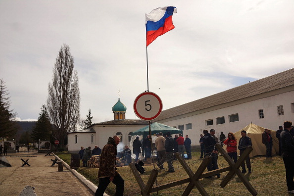 Військова база в Перевальному. Крим, 6 березня 2014 року. Фото: Spencer Platt/Getty Images