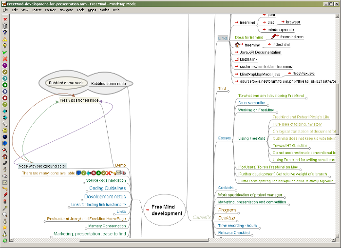 Розробка програмного забезпечення. (freemind.sourceforge.net)