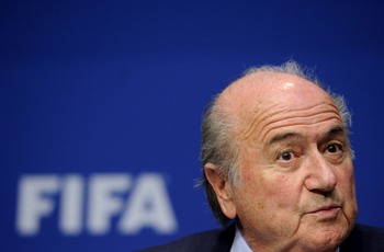 Глава Международной федерации футбола (ФИФА) Зепп Блаттер. Фото: FABRICE COFFRINI/Getty Imges
