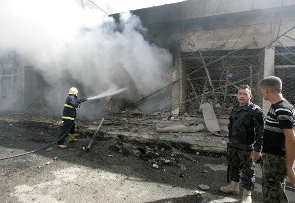 Во время футбольного матча в Ираке прогремел взрыв,. Фото: MARWAN IBRAHIM/AFP/GettyImages