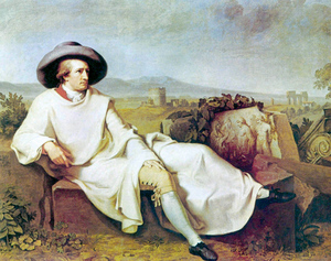 Картина Иоганна Генриха Вильгельма Тишбейна «Гете в Кампанье». Фото: Wikipedia
