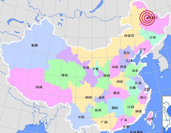 Землетрясение силой 4,2 балла произошло в Хэйхэ провинции Хэйлунцзян. 15 января 2011 год