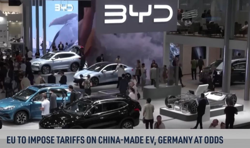 Німецькі законодавці обговорюють тарифи на електромобілі китайського виробництва (ВІДЕО)