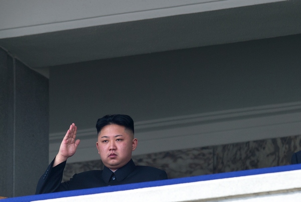 Лидер КНДР Ким Чен Ын. Фото: Ed Jones/AFP/Getty Images