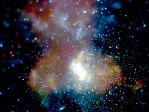Несколько звёздных кластеров Млечного пути. Фото: НАСА